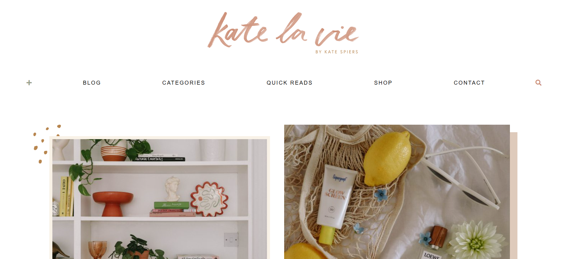 Blog Lifestyle Élégant pour Kate La Vie