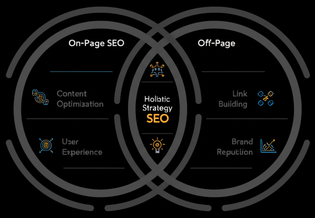 Différence SEO on-page et off-page