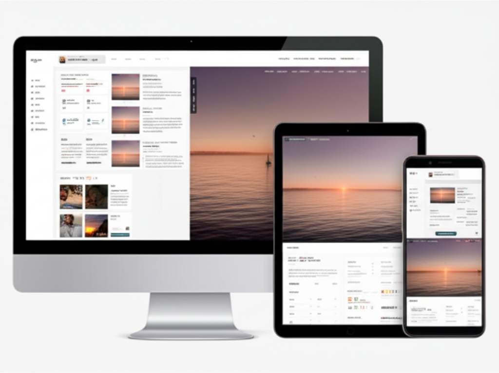 Illustration du responsive design sur différents appareils